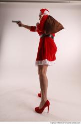 JAROSLAVA STANDING POSE WITH GUN